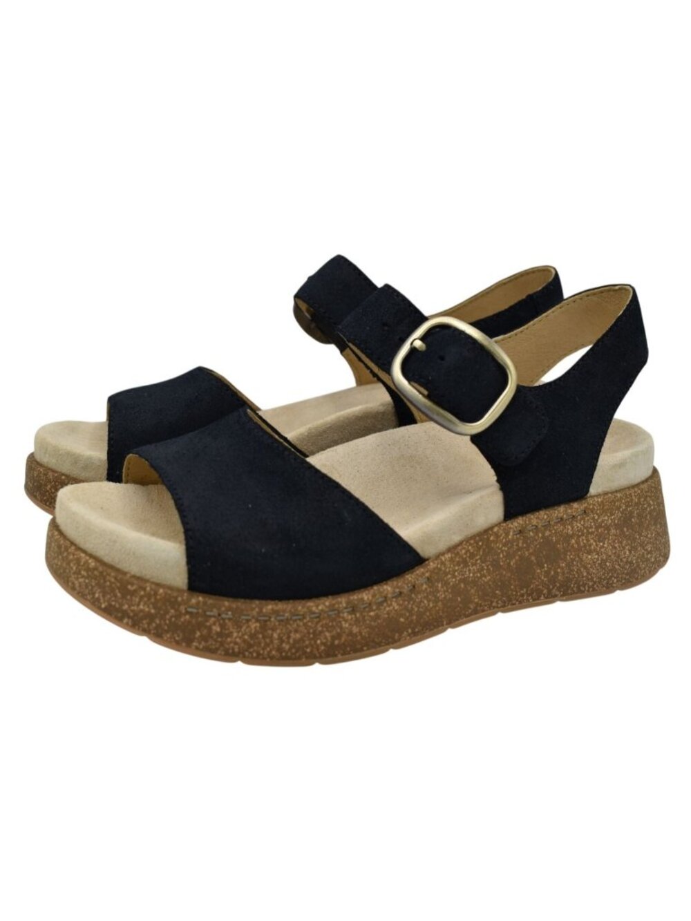 Dansko Womens EU 40 Bianca Burnished Suede Black Strappy Open Toe Sandals Shoes